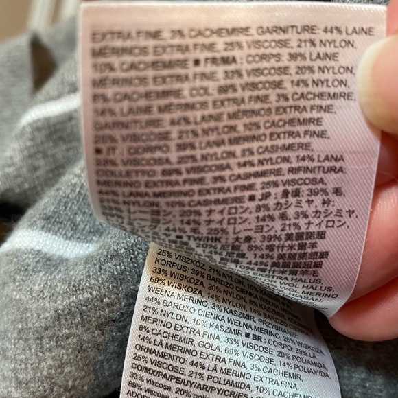 Banana Republic Merino, Cashmere, Rayon Blend Sweater Filpucci yarn EUC … - Picture 9 of 9